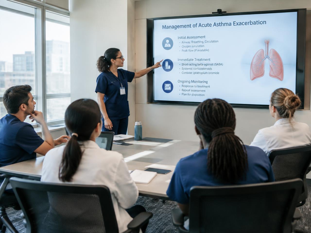 Clinical education session for donation professionals